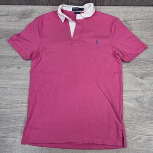 Polo Ralph Lauren Calce Personalizado Rosa Azul Logo Manga Corta Polo Talla Pequeña - Imagen 1 de 11
