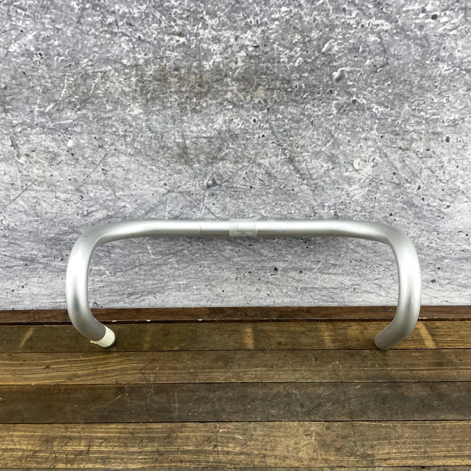 Vintage Cinelli 64 Giro d'Italia 38cm Road Drop Handlebar 26.4mm Silver Italy - Image 1 of 4