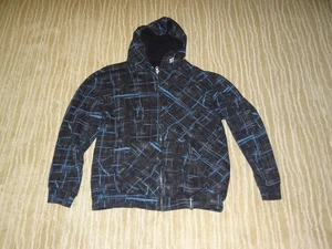VOLCOM Sudadera con Capucha Jóvenes Niños GRANDE Mezcla de Algodón Patinador - Sherpa a Cuadros - Imagen 1 de 12