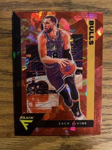 2020-21 Panini Flux #27 Zach LaVine Red Cracked Ice
