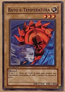 Yu-Gi-Oh! 1996 Rayo & Temperatura LDD-S035 TCG Card - Picture 1 of 2