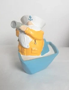 Sailor Gonk Ornament Gnome in Sailing Boat Nautical Sea life Bathroom Décor - Picture 1 of 5