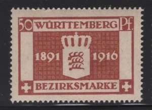 Deutschland Württemberg 1916 Offizielles Set Sc# O33-39 neuwertig - Bild 1 von 2