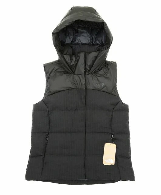 The North Face Nuptse Women's Down Hooded Vest - Black, Size S