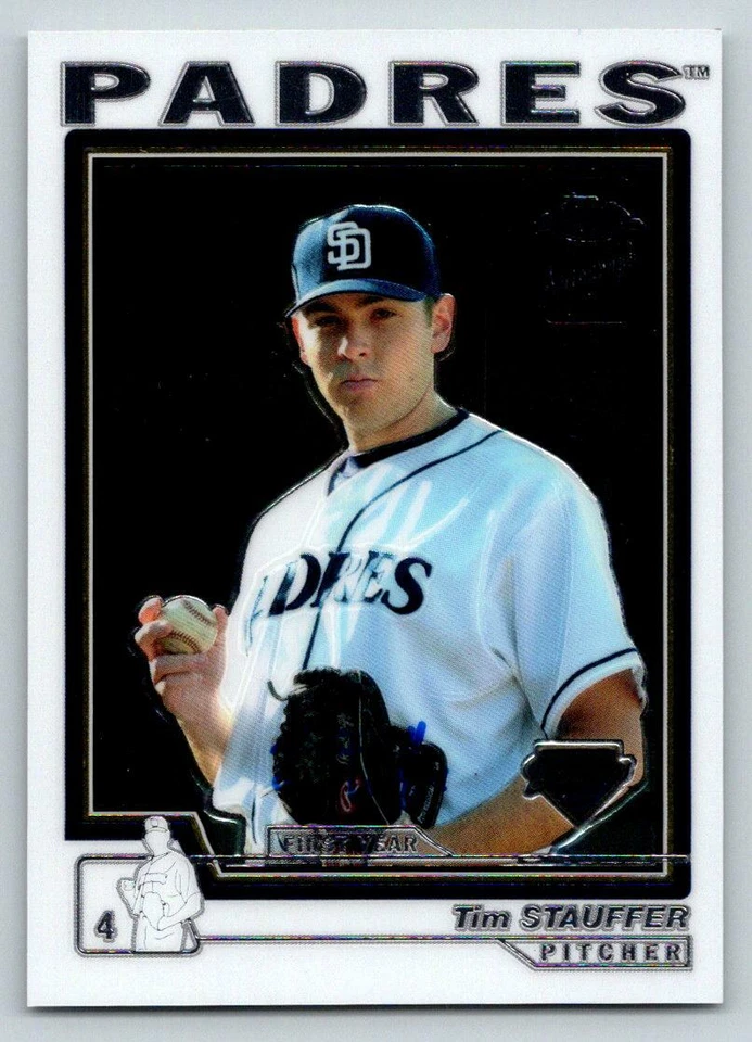 2004 Topps Chrome #241 Tim Stauffer FY AU RC (ref 210312) - Image 1 of 2