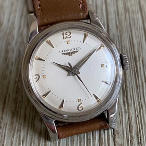 1951 Longines Ref. 6238 2 Sei Tacche Cal. 23ZS Manual Wind Stainless Steel Watch - Picture 1 of 12