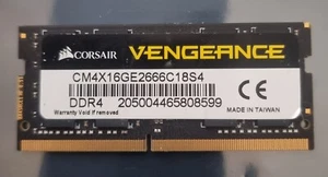Corsair VENGEANCE PC4-21300 PC4 2666V 16GB 1X16GB DDR4 2RX8 2666MHz 260pin Ram - Picture 1 of 1