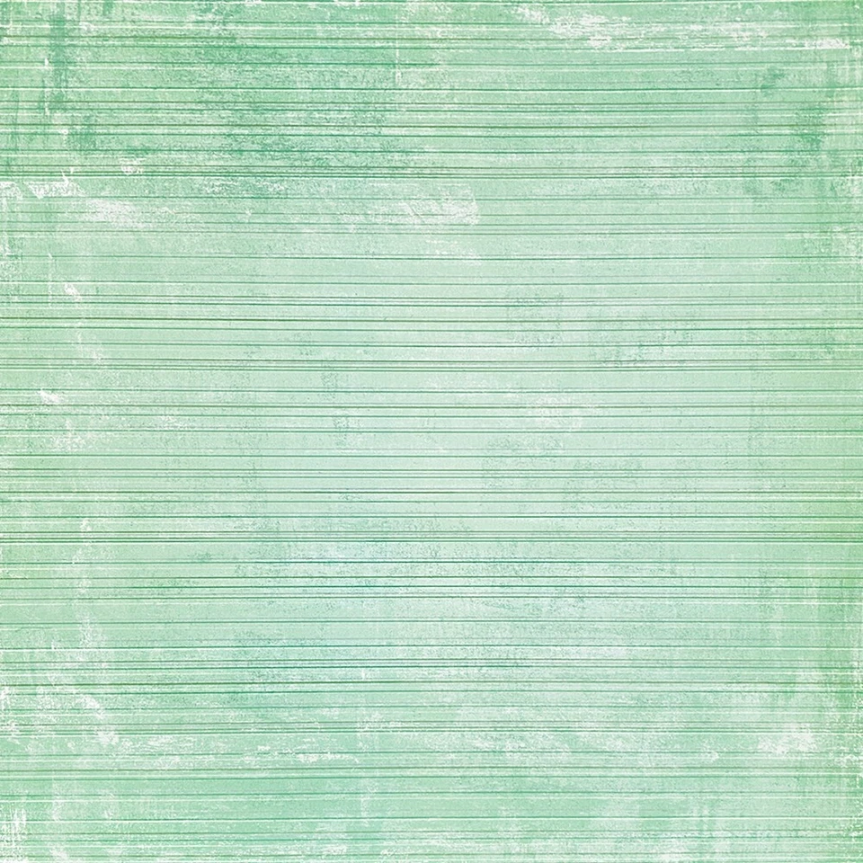 Really Great Paper, Green Stripes Light Cardstock, 2 x 12", Grunge, Thin Lines - Image 1 of 1
