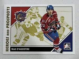 2007-08 ITG Heroes and Prospects Matt D'Agostini #26 Hamilton Bulldogs - Picture 1 of 2