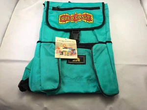 NEW T-A CREATIONS, INC Green Backpack with the GOLD COAST LOGO - Picture 1 of 3