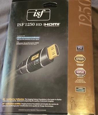 ISF HDMIi Cable Cord never used open 4k HD SD light 1250 5ft 1.52 meters - Image 1 of 4