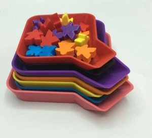 Stackable Board Game Tray With Funnel / Diamond Painting Art / Tray for Tokens - Picture 1 of 19
