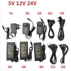 Adaptador de fuente de alimentación AC110/220V tira de LED 1A 2A 3A 5A 8A 10A CC 5V 12V 24V UE/EE. UU. - Imagen 1 de 6