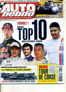 AUTO HEBDO Nr. 2082 26.09.2016 WRC TOUR DE CORSE LIGIER JS P217 - Bild 1 von 1