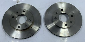 0986478370 Bosch Pair Of Front Brake Discs Peugeot 106 206 306 205 309 OEM - Picture 1 of 4