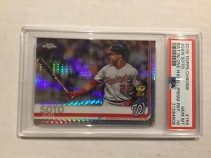 Topps cromado Juan Soto #115 2019 murciélago en una mano refractor prisma PSA 10 gemas como nuevo - Imagen 1 de 2