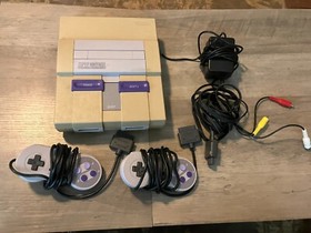 Super Nintendo SNES Console Game System