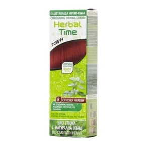 Herbal Time Henna Crema Colorante de Cabello Tinte Natural Bio Colorante Colo... - Imagen 1 de 23