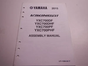 2015 Yamaha Viking VI YXC700DF YXC700DHF YXC700PF YXC700PHF Assembly Manual 15 - Bild 1 von 4