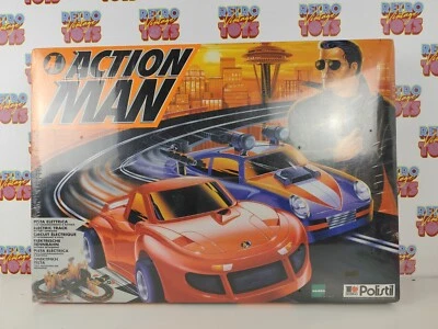 ACTION MAN POLISTIL PISTA ELETTRICA CIRCUITO AUTO HASBRO NUOVO SIGILLATO 1997 - Immagine 1 di 4