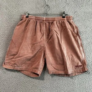 Crazy Shirts Hawaii Shorts Mens XL Red Chile Dyed Drawstring Chino - Picture 1 of 10