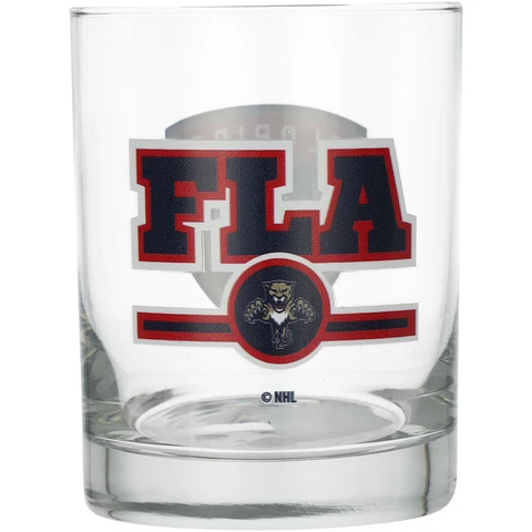 Florida Panthers Letterman 14oz. Rocks Glass Cover