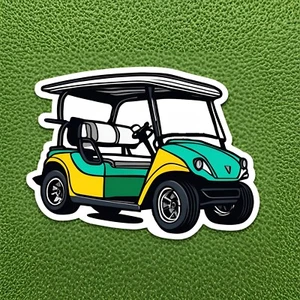 Golf Buggy sticker 3x2.5” - Picture 1 of 1