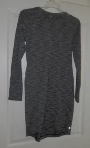 Lululemon & Go Where To meliertes schwarzes Damenkleid Langarm Größe 6 - Bild 1 von 5