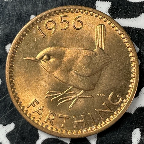 1956 G.B. 1 Farthing (Many Available) High Grade! Beautiful! (1 Coin Only) Cover