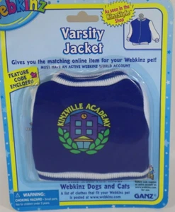 Varsity jacket fits most WEBKINZ cat dog pet CLOTHING new with code - Picture 1 of 2