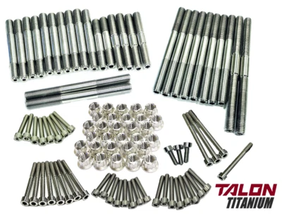 Banshee 392 421 Cub TITANIUM Bolt Stud Kit Cases Cylinder Head Studs Bolts Set - Image 1 of 4