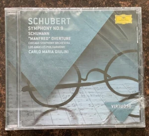 Schubert: Symphony #9 "The Great", Manfred Overture, Carlo Maria Giulini (New) - Picture 1 of 2
