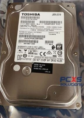 HP 500GB HDD 3.5" 7.2K 32MB L17091-311 / new pulls - Image 1 of 2
