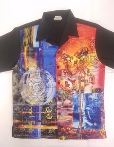 WD Sportswear Gaming Graphics Button Up Shirt Large Herren  - Bild 1 von 7