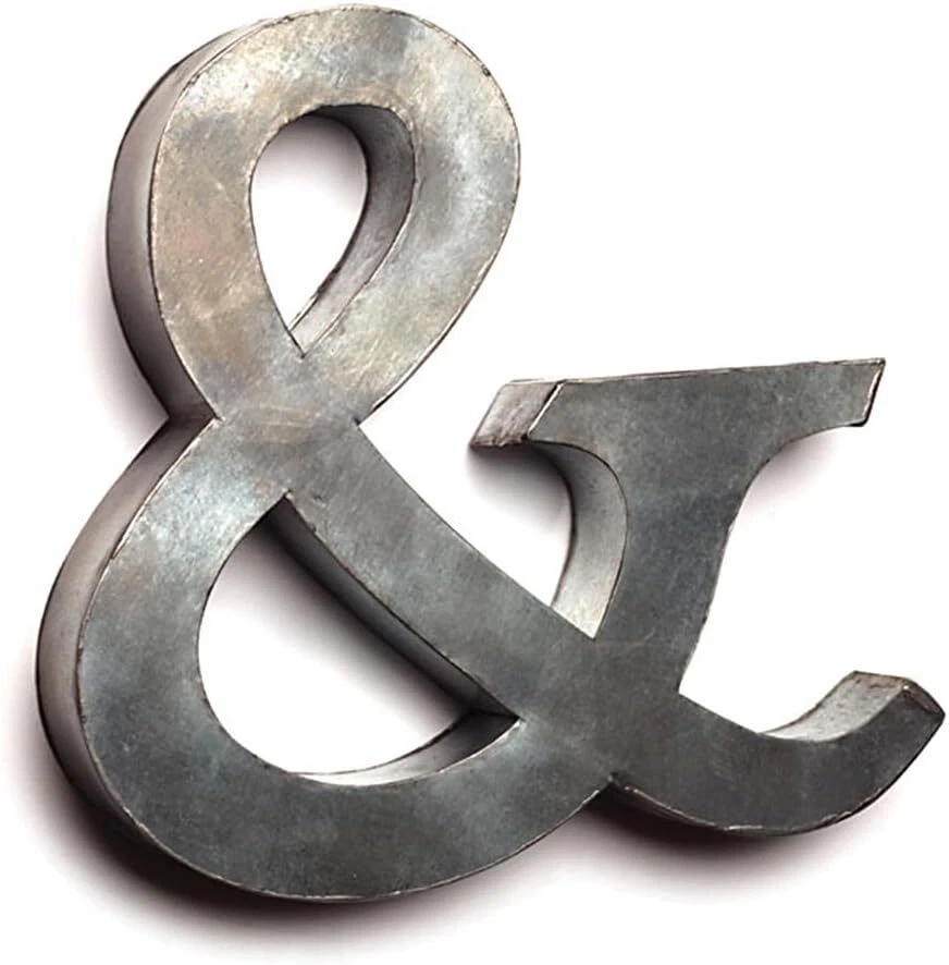 The Country House Collection Tin Letters (&),Plaques & Signs - Image 1 of 1