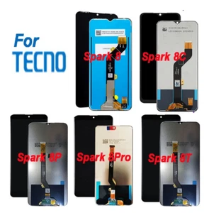 For Tecno Spark 8P KG7 /Spark 8T /Spark 8 Pro LCD Display Touch Screen Digitizer - Picture 1 of 1