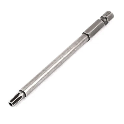 100mm Länge 1/4 "Sechskantschaft T25 Magnet Torx Schraubendreher Sicherheit Bits - Bild 1 von 4
