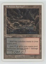 2001 Magic: The Gathering - Core Set: 7th Edition Sulfurous Springs #345 00eu