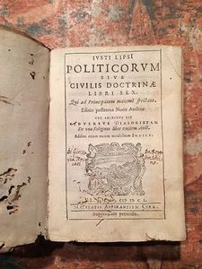 Iusti Lipsi: Politicorum sive civilis doctrinae, libri sex, Verona Cyra 1601 - Picture 1 of 1