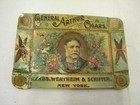 Antique General Arthur Cigars Advertising Tip Tray Schiffer New York Tobacciana