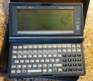 VTG Hewlett Packard HP 200LX Palmtop PC 2MB RAM Works! Portable Rare - Picture 1 of 8