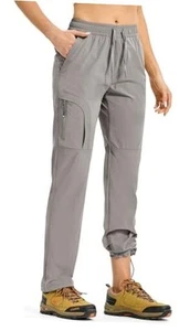 Women's Hiking Cargo Pants Water Resistant Lightweight Quick Dry Outdoor Work - Picture 1 of 7
