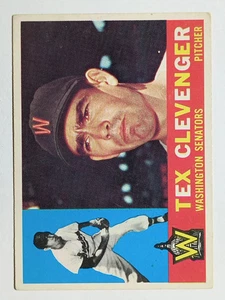 1960 Topps #392A Tex Clevenger WB (VGEX) - Picture 1 of 2