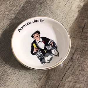 Vintage Perrier-Jouët Champagne Epernay Ceramic Tip Dish France - Picture 1 of 7