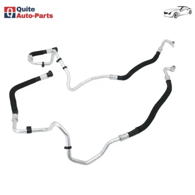 2x Engine Oil Cooler Line Hose Pipe Inlet & Outlet For BMW 535i 640i 17227636879 — 第 1/4 张图片