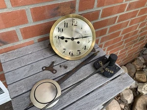 Alte Uhr Wanduhr Pendeluhr Regulator Uhrwerk Gustav Becker P54 Antik - Bild 1 von 5