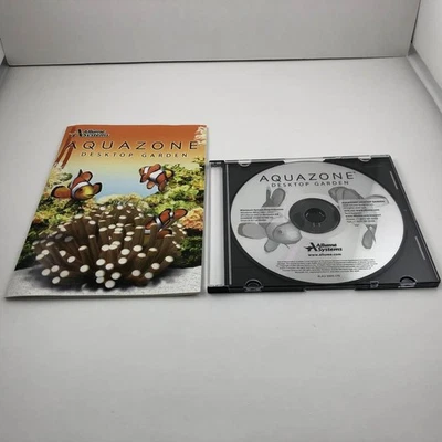 AQUAZONE DESKTOP GARDEN : For Windows 98/2000/XP CD-ROM & Manual - Image 1 of 2