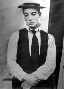 Póster original de la película Buster Keaton 1966 vintage 29x41 - icono de película muda - raro - Imagen 1 de 1