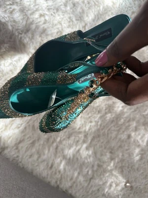 Women's High Heel Pointed Toe Ankle Pumps with Buckle US Size 10 - Image 1 of 4