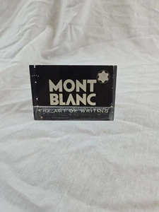 RARE Mont blanc The art of writing pen lucite paperweight, advertising plaque - Picture 1 of 5
